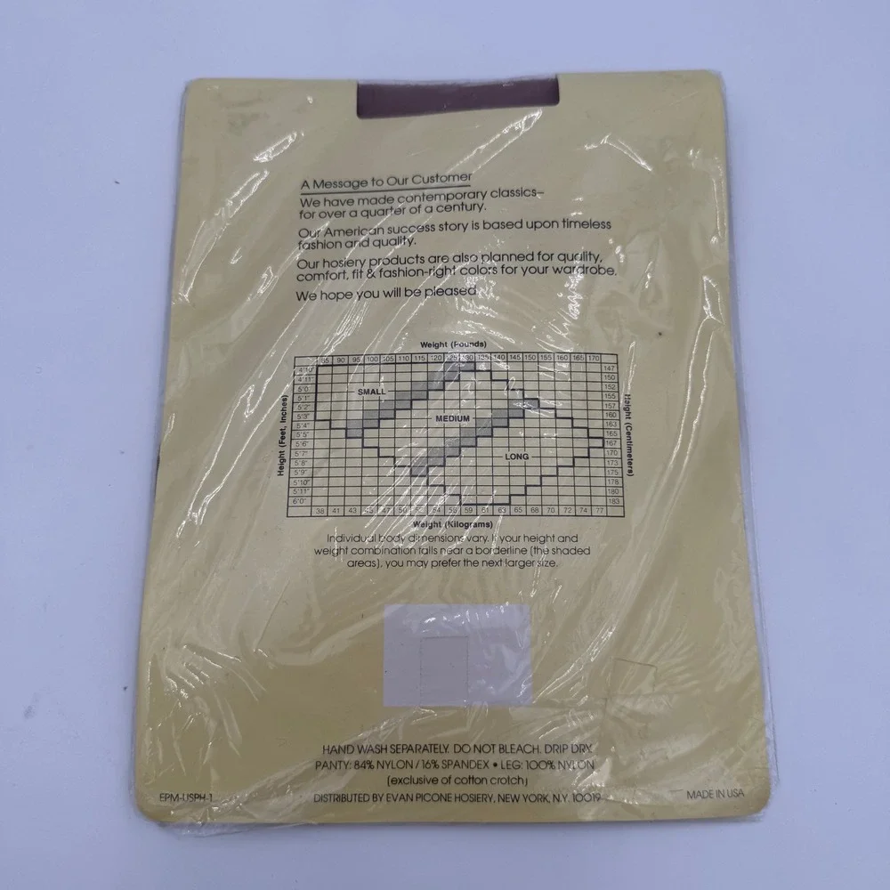Vintage Hanes JCPenney Evan Picone Sheer Pantyhose Lot of 4 NIP Neutral Tones